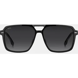 Gafa de sol de hombre rectangular en acetato