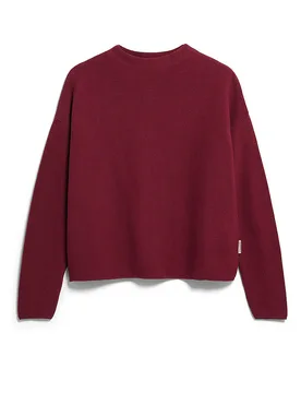 Pullover MERINAA dunkelrot L Damen - Armedangels - FashionsVida