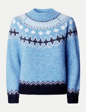 Strickpullover ALLURA Blau L - Pepe jeans - FashionsVida