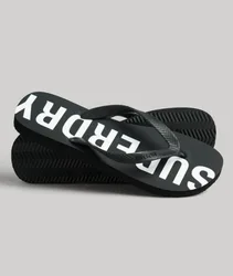 Superdry Herren Code Core Sport Flip-flops Schwarz - Größe: XL