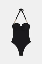 Costume da bagno intero donna nero
