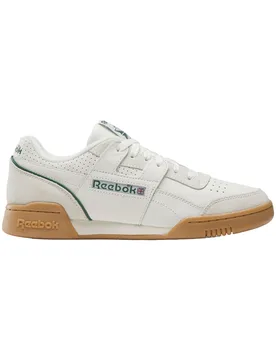 Chaussures en cuir - Workout Plus Chalk / Dark Green / Vintage Chalk en Cuir - Taille 42 - Beige - Reebok - FashionsVida