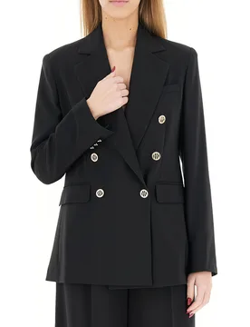 Blazer doppiopetto NERO XS - Fracomina - FashionsVida