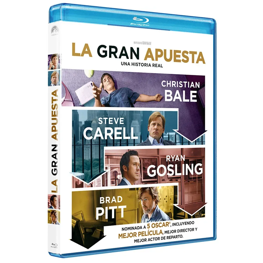 Blu-ray La Gran Apuesta Multicolor One Size unisex - Paramount - FashionsVida