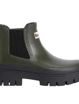 Bottes De Pluie Halton Olive / Black EU 37 - Barbour - FashionsVida