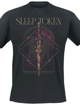 T-Shirt - Sword - S bis 4XL - für Männer - Größe S - schwarz - Lizenziertes Merchandise! - Männer - male - Sleep Token - FashionsVida