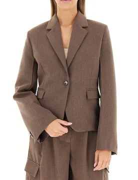VICOLO Blazer monopetto MARRONE S - VICOLO - FashionsVida