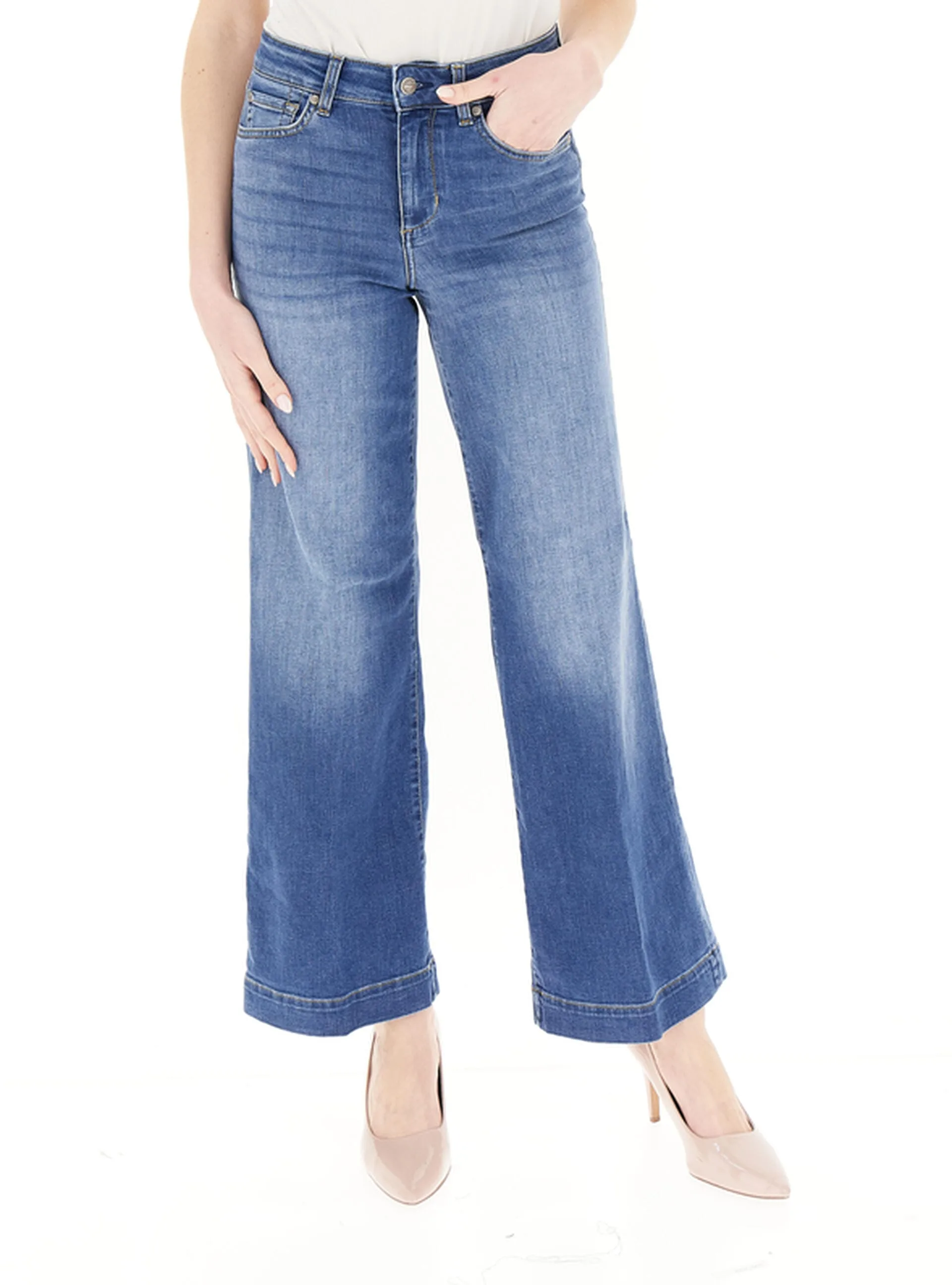 LIU JO Jeans flare BLU CHIARO 31 - Liu jo - FashionsVida