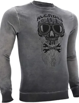 Felpa Casual SP CLUB ROADRACE Grafite taglia S - Acerbis - FashionsVida