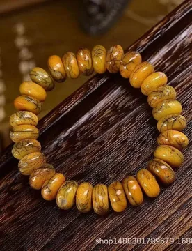 Old Yak Bone High-Polished Abacus Bead Bracelet for Men and Women, Buddhist Prayer Beads - Aliexpress - FashionsVida