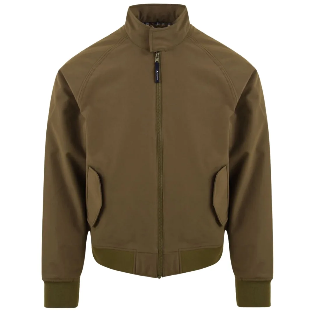 Mens Active Army Green Shell Jacket - Size Medium - Aquascutum - FashionsVida