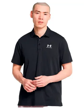 Polo à Manches Courtes Icon Black / White M - Under armour - FashionsVida