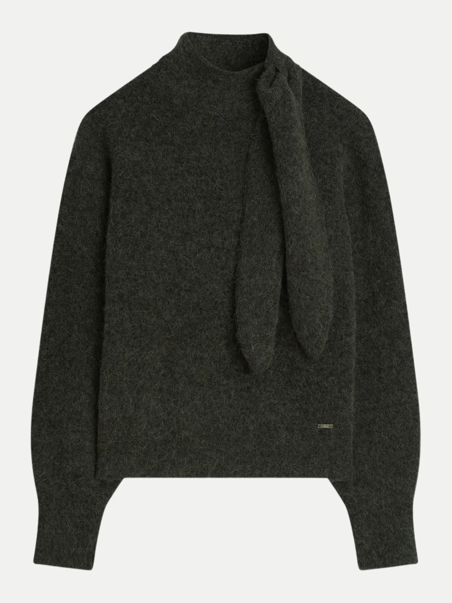 Pullover CIBRUMO mit Schleife 88-dunkelgrUEn M - Cinque - FashionsVida