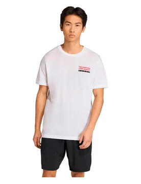 Padel Wanted Graphic Short Sleeve T-shirt White S - Adidas - FashionsVida