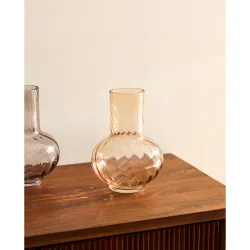 Jarrón decorativo de vidrio Vetro