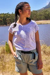 Retreat Slouch Womens T-Shirt - White - White - Size: 12