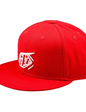 Troy Designs Cappellino Con Visiera Flat Bill Badge Team Red - Lee - FashionsVida