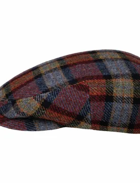 Kent Madero Wool Check Flat Cap by - mixed colours - Size: XL (60-61 cm) - Lierys - FashionsVida