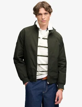 Superdry Herren Campus Gepolsterte Harrington-jacke Green - Größe: Xxl - 99.99 - FashionsVida