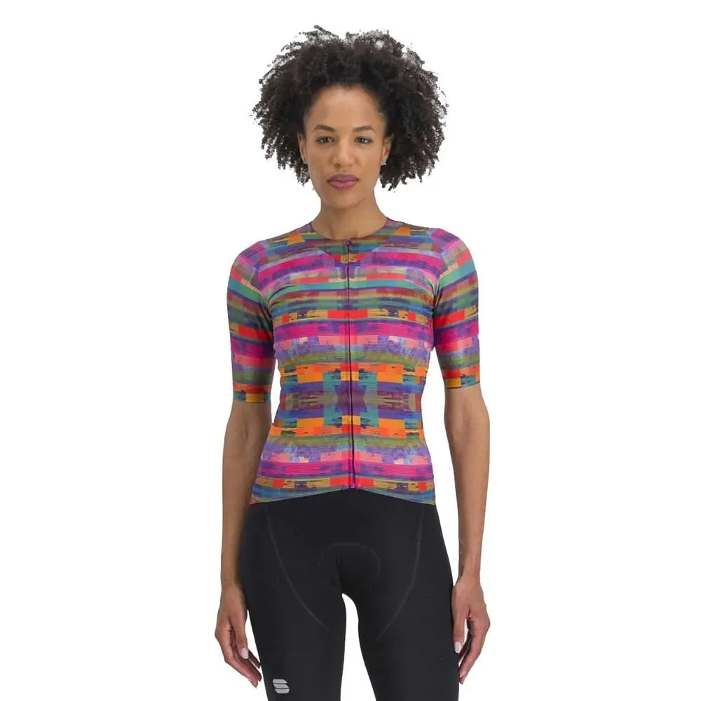 Felpa Glitch Multicolor Pink - Sportful - FashionsVida