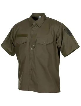 ÖBH Feldhemd Kurzarm neuwertig - M M adult Herren - Österreichisches Bundesheer - FashionsVida