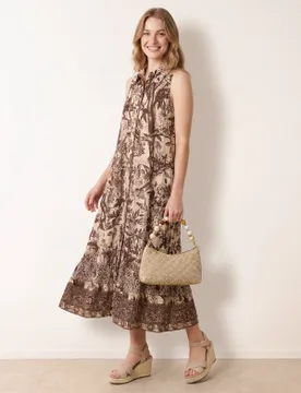 Midi Shirt Dress - L / CHOCOLATE - female - Blue Vanilla - FashionsVida