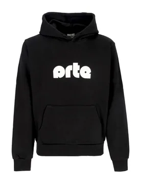 Felpa Leggera Cappuccio Uomo Hannes Bau Logo Hoodie Black - Arte - FashionsVida