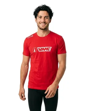 Bio Short Sleeve T-shirt Red S Men - VMC - FashionsVida