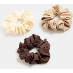 Set 3 Scrunchies Mixtos Anchos