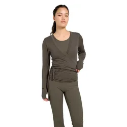 Maglietta A Maniche Lunghe Soft Wrap Black Iris M