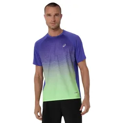 Maglietta A Maniche Corte Road Fade Cobalt Burst / Illuminate Green XL