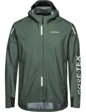 CONCURVE GTX Jacket Herren Slate Green/White LOGO S - Gore wear - FashionsVida