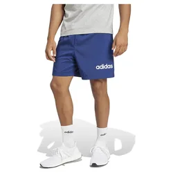 Pantaloni Corti Essentials Linear Logo Dark Blue / White XL