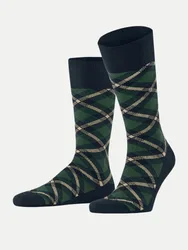 Socken Tartan Grün 40-46