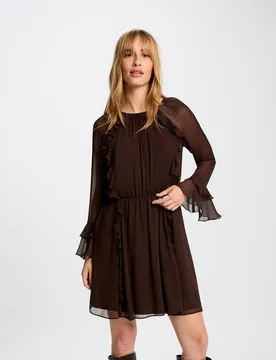 Morgan - Vestido corto fluido - Morgan - FashionsVida