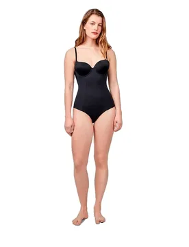 Corps Sans Manches Open Back Black 100 - GISELA - FashionsVida