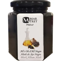 Salsa alioli de ajo negro