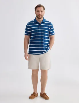Bermuda hombre sport con cintura gomas regular tallas grandes - Dustin - FashionsVida