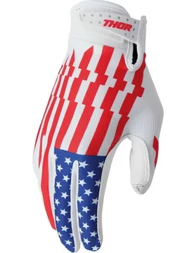 Guanti Moto Cross Enduro Launchmode Patriot taglia S - THOR - FashionsVida