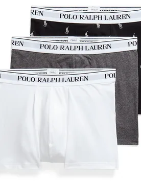Boxers 714830299 3 Unités 3Pk Wht / Brcly Htr / Blk Aopp 2XL - Ralph Lauren Accesorios - FashionsVida