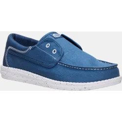 Zapatos náuticos de hombre en tejido