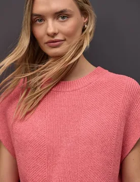 Ärmelloser Chenille Pullover female Pink - Street One - FashionsVida