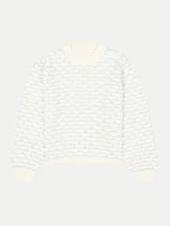 Pullover mit Struktur 4608-BLUE XS