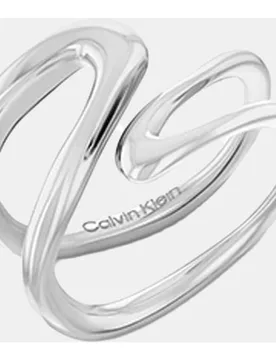 Anillo Statement Links de acero - Calvin Klein - FashionsVida