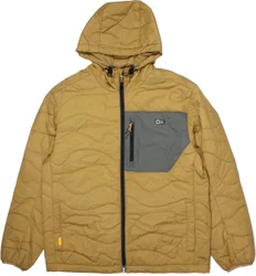 Veste isolante et déperlante à capuche - Echo Jacket Fennel Seed - Taille L - Jaune