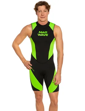 Opnwtr Hydrostar Dsss Sls Sleeveless Neoprene Wetsuit Black 01 3XL Men - Mad Wave - FashionsVida