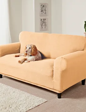 Sofabezug 3-Sitzer beige Eldo - Eldo - FashionsVida