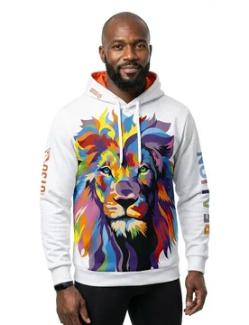 Be A Lion Hoodie Multicolor S Men,Women - OTSO - FashionsVida