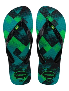 Ciabatte Infradito Brasil Fresh Verdi 39/40 - Havaianas - FashionsVida