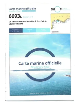 South Coast Banyuls Sur Mer Shom Marine Charts 7003 L 84 x 120 cm unisex - Plastimo - FashionsVida